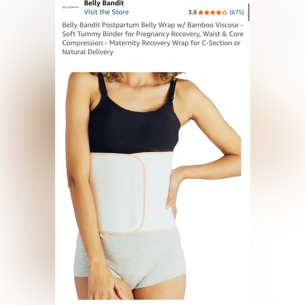 Belly Bandit bamboo viscose Belly wrap